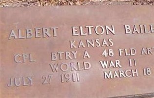 Cpl Albert Elton Bailey Cpl Albert Elton Bailey