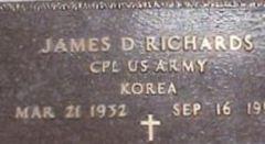 Cpl James D. Richards