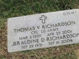 Cpl Thomas V Richardson