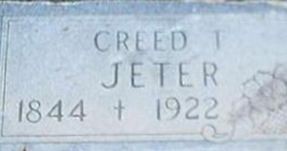 Creed T. Jeter Creed T. Jeter
