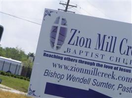 Zion Mill Creek Baptist Church Cemetery