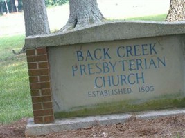 Back Creek Presbyterian Church Cemetery Back Creek Presbyterian Church Cemetery