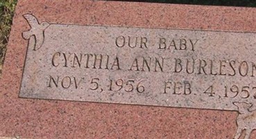 Cynthia Ann Burleson