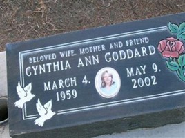 Cynthia Ann Goddard Cynthia Ann Goddard