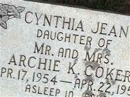 Cynthia Jean Coker Cynthia Jean Coker