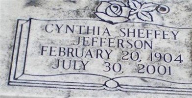 Cynthia Sheffey Jefferson Cynthia Sheffey Jefferson