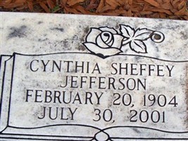 Cynthia Sheffey Jefferson Cynthia Sheffey Jefferson