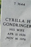 Cyrilla H Gondringer