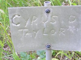 Cyrus D. Taylor Cyrus D. Taylor