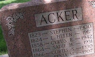 Cyrus E Acker