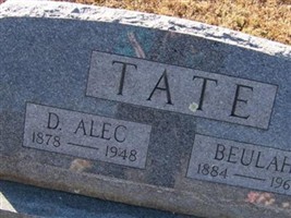 D. Alec Tate D. Alec Tate
