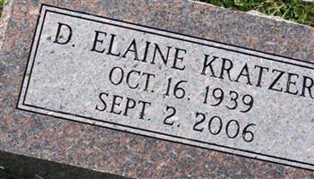 D Elaine Kratzer