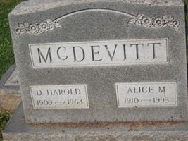 D Harold McDevitt