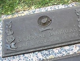 D Jeanne Bankhead
