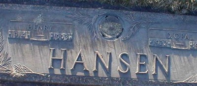 D Opal Hansen D Opal Hansen
