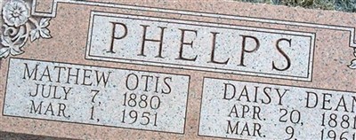 Daisy Dean Jackson Phelps Daisy Dean Jackson Phelps