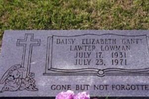 Daisy Elizabeth Gantt Lawter Lowman