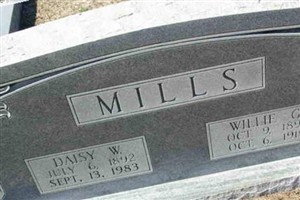 Daisy W Mills