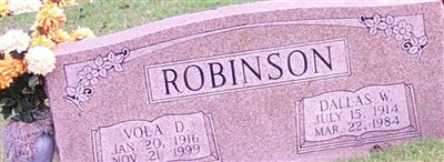 Dallas W. Robinson Dallas W. Robinson