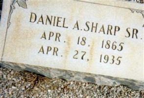 Daniel A Sharp, Sr Daniel A Sharp, Sr
