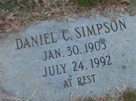 Daniel Clyde Simpson Daniel Clyde Simpson
