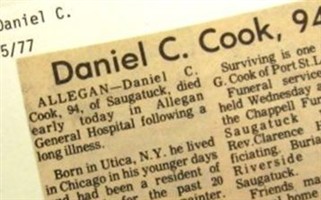 Daniel Conrad Cook Daniel Conrad Cook
