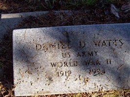 Daniel D Watts Daniel D Watts
