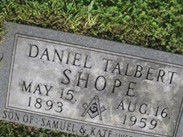 Daniel Talbert Shope Daniel Talbert Shope