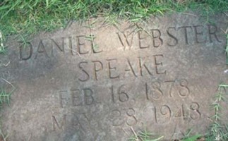 Daniel Webster Speake Daniel Webster Speake