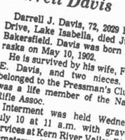 Darrell J Davis