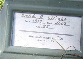 David A Wright David A Wright