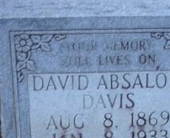David Absalom Davis David Absalom Davis