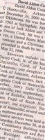 David Aldon Cook, Sr David Aldon Cook, Sr