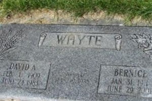 David Andrew Whyte David Andrew Whyte