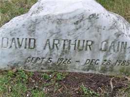 David Arthur Cain David Arthur Cain