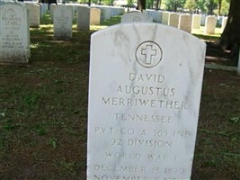 David Augustus Merriwether David Augustus Merriwether