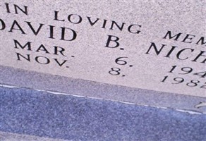 David B. Nichols David B. Nichols