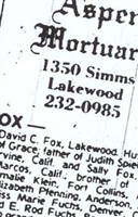 David C. Fox David C. Fox