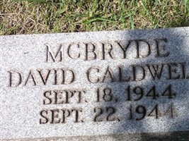 David Caldwell McBryde David Caldwell McBryde