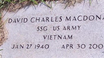 David Charles MacDonald David Charles MacDonald