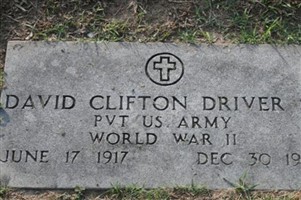 David Clifton Driver, Sr David Clifton Driver, Sr