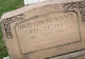 David Edmond Bonner David Edmond Bonner