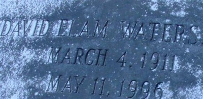 David Elam Waters, Jr David Elam Waters, Jr