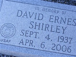 David Ernest Shirley David Ernest Shirley