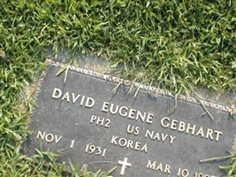 David Eugene "Gene" Gebhart David Eugene "Gene" Gebhart