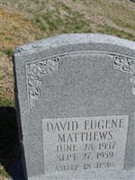 David Eugene Matthews David Eugene Matthews