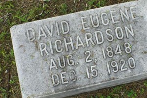 David Eugene Richardson David Eugene Richardson