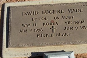 David Eugene Wade David Eugene Wade