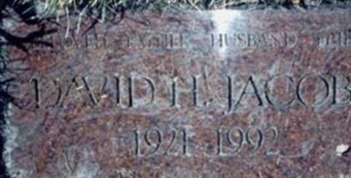 David H. Jacobs David H. Jacobs