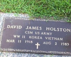 David James Holston David James Holston